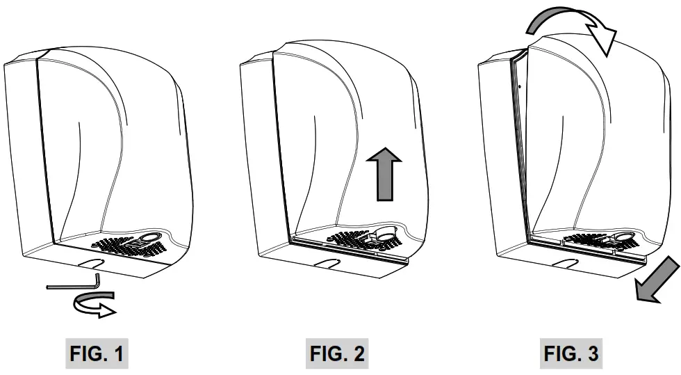 stelpro EL NIÑO HAND DRYER - Fig 1
