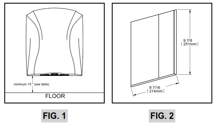 stelpro EL NIÑO HAND DRYER - Fig 2