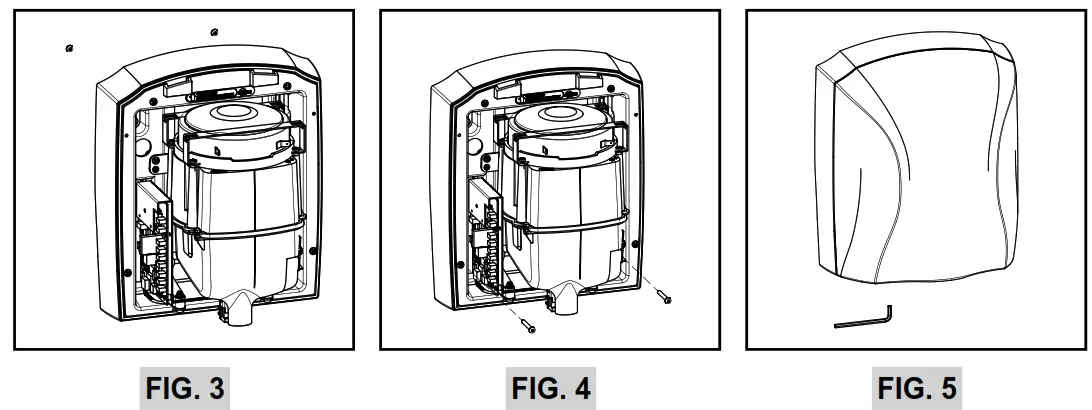 stelpro EL NIÑO HAND DRYER - Fig 5