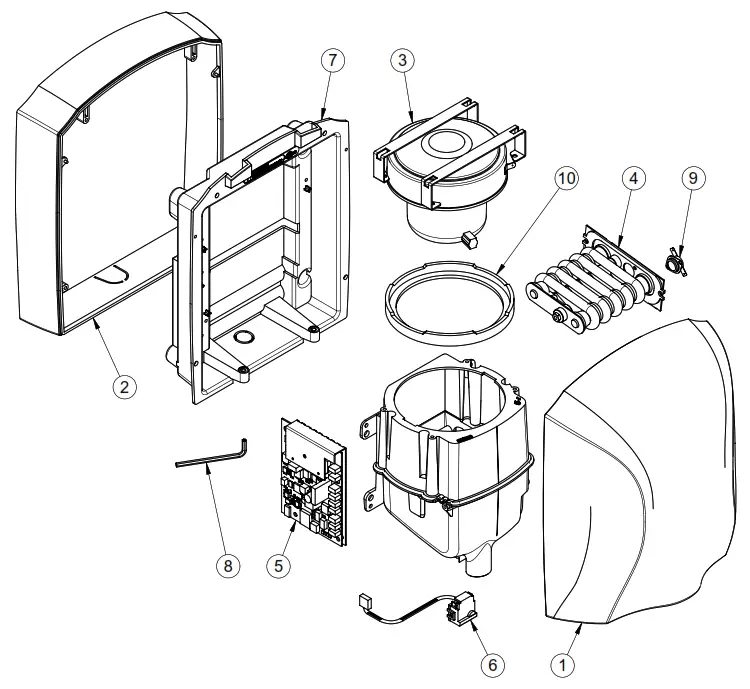 stelpro EL NIÑO HAND DRYER - Fig 7