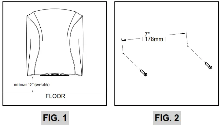 stelpro EL NIÑO HAND DRYER - Fig4