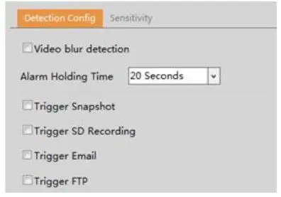 Speco 2MP IP Camera User Manual - Abnormality interface