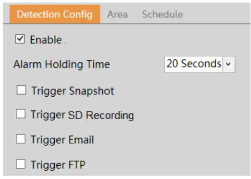 Speco 2MP IP Camera User Manual - Intrusion