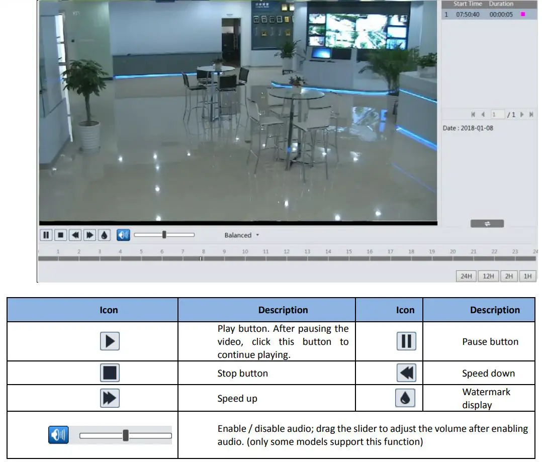 Speco 2MP IP Camera User Manual - Record