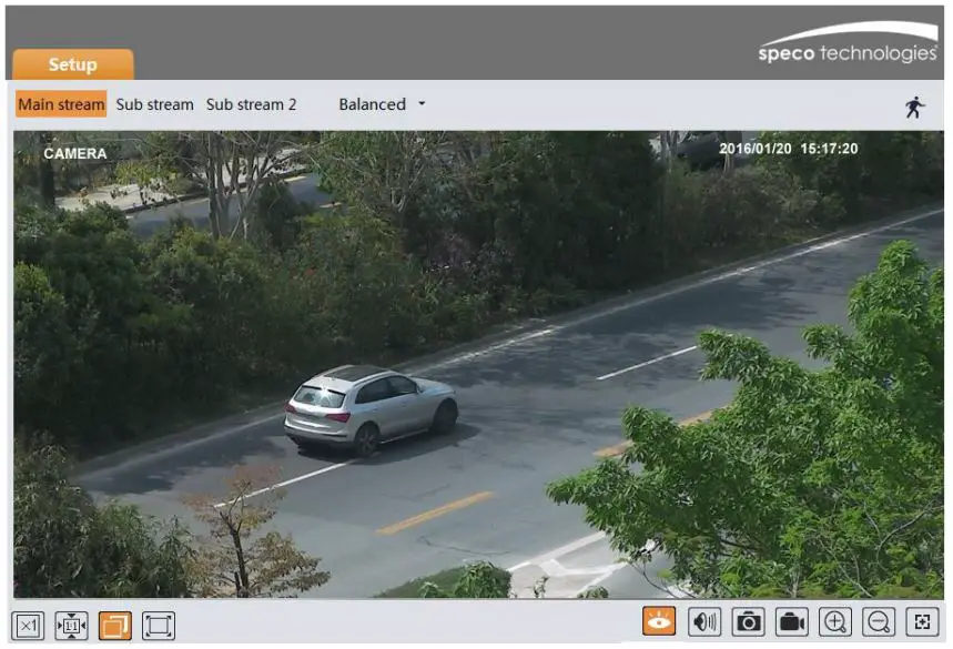 Speco 2MP IP Camera User Manual - The window below will be shown after logging in
