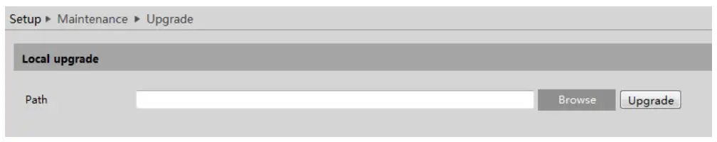 Speco 2MP IP Camera User Manual - Upgrade