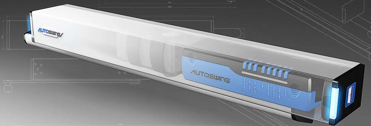 AUTOSLIDE AS01BC Automatic Patio Door Starter Kit