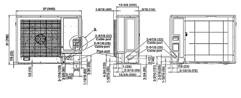 FUJITSU 36LPAS1 Inverter Driven Heat Pump 7