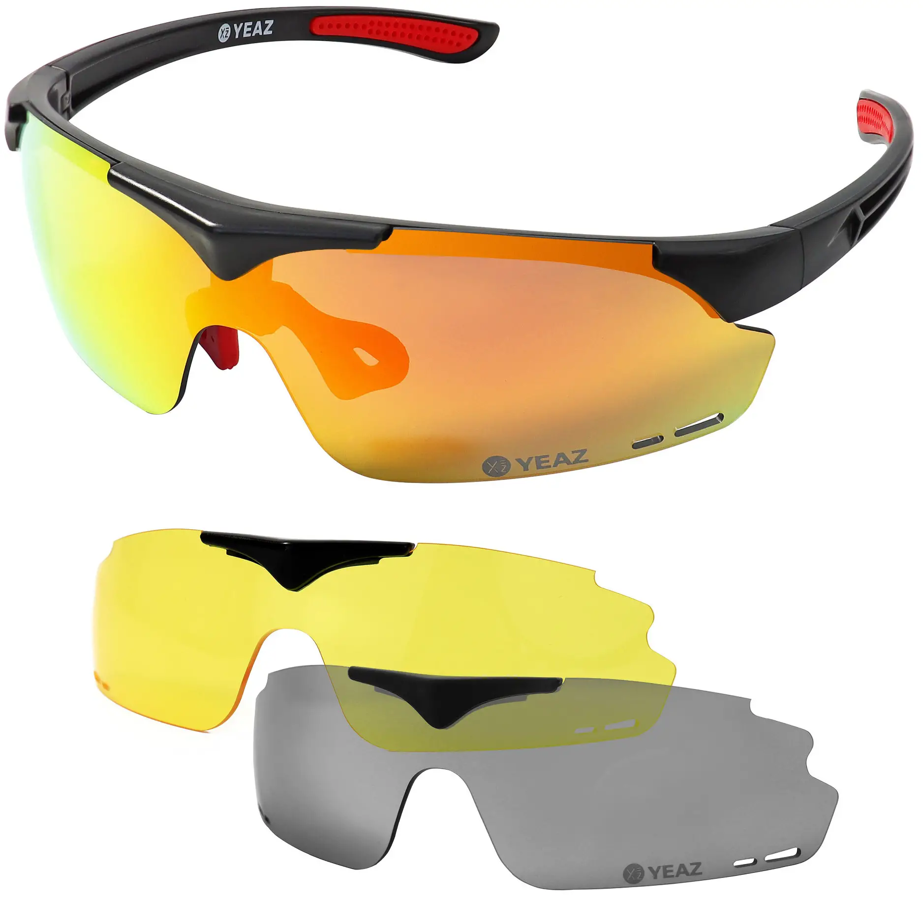 YEAZ 50364466 SUNUP Sports Sunglasses with Magnet System
