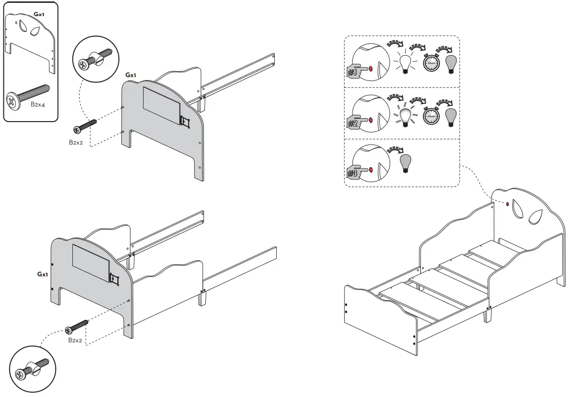 Worlds-Apart-70764-Spider-Man-Bed-with-Storage-and-Night-Light-fig-4