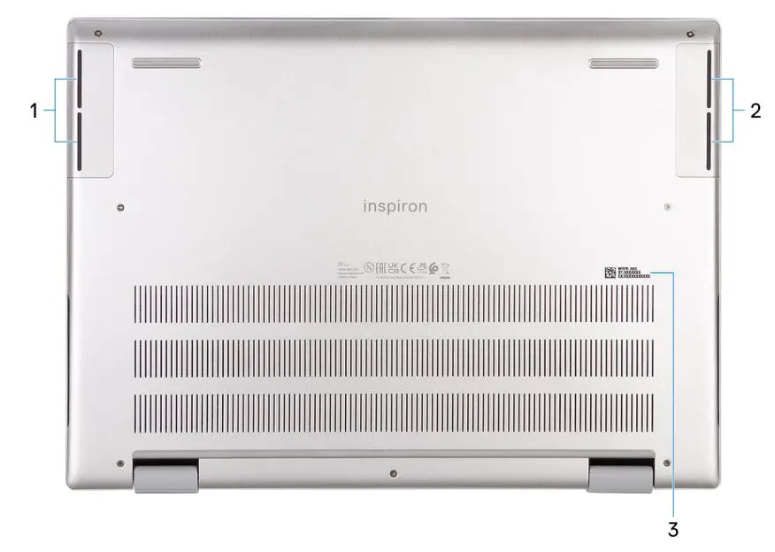 DELL Inspiron 14 Plus 7420 Laptop Computer - Bottom