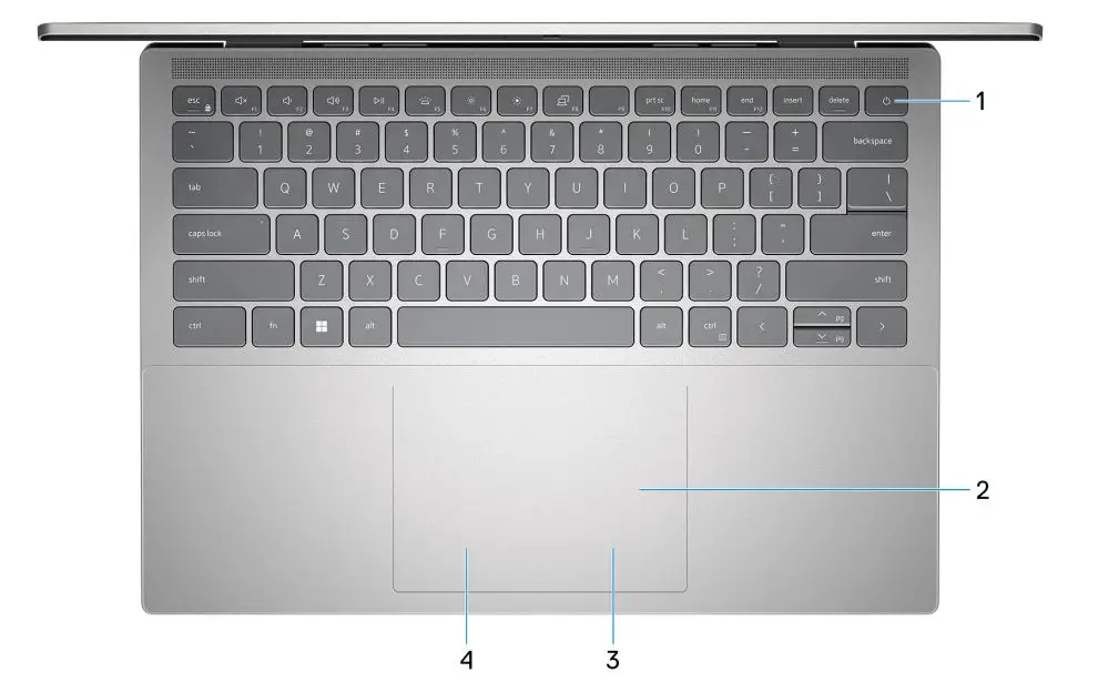 DELL Inspiron 14 Plus 7420 Laptop Computer - Top