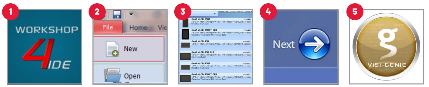 4D SYSTEMS uLCD 24PTU Intelligent Display Modules - figure 10