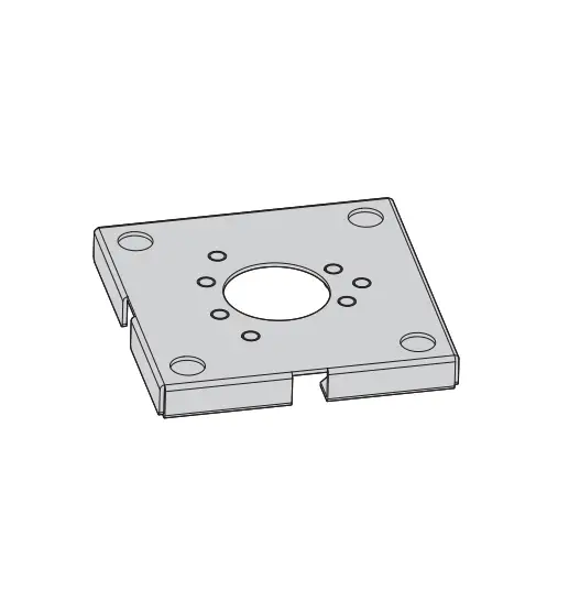 Videotec Ueaw Stainless Steel Counter-plate Instruction Manual