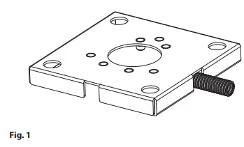 VIDEOTEC UEAW Stainless Steel Counter-Plate-fig2
