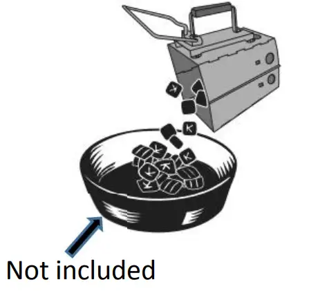 kmart 43089154 BBQ Collapsible Charcoal - Lift helper