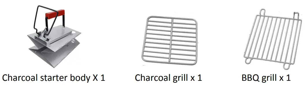 kmart 43089154 BBQ Collapsible Charcoal - parts