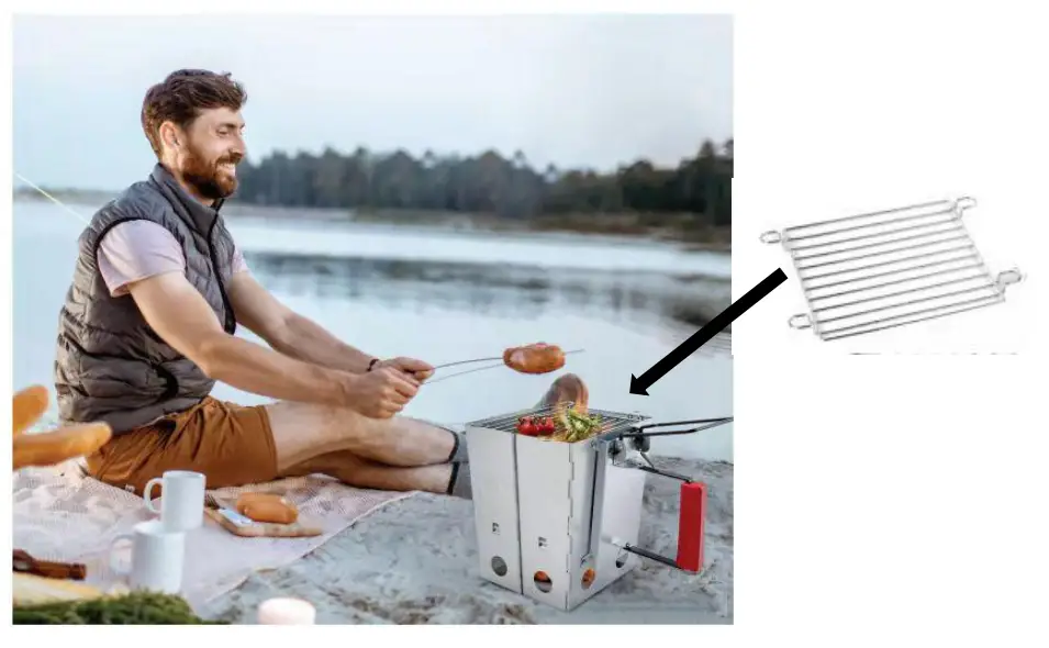 kmart 43089154 BBQ Collapsible Charcoal - starter body