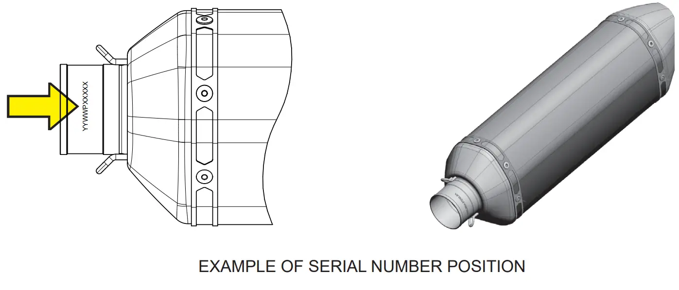 AKRAPOVIC S-B10SO13 HZC Slip On Line Carbon Fiber Muffler - fig 12