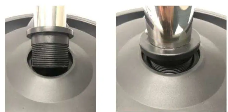 PowerPac IF9669 iFAN 12 Inch Stand Fan with Convertible Height Air Circulator Instruction Manual - Holding the ⑪ Base