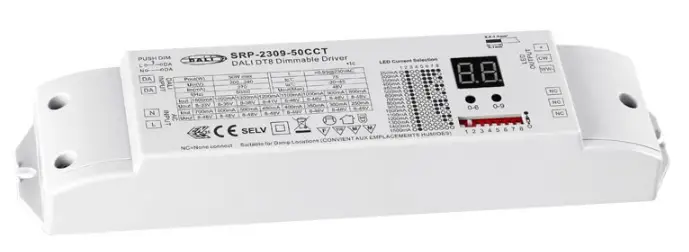 SUNRICHER-50W-DALI-DT8-LED-Driver-for-Tunable-White-PRODUCT