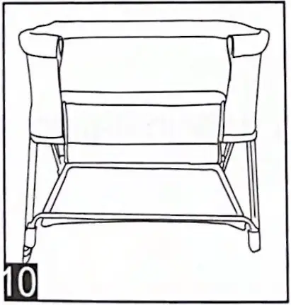 Edinburgh 4016933 Classic Co Sleeper - Assembly Cribe 10