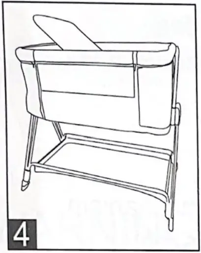 Edinburgh 4016933 Classic Co Sleeper - Assembly Cribe 4