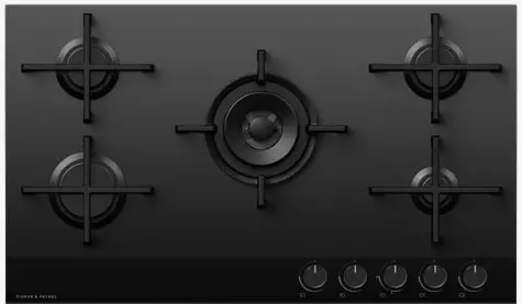 FISHER PAYKEL CG905DLPGB4 90cm LPG Gas on Glass-fig1