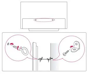 Securing TV to the Wall