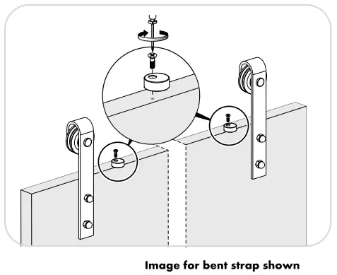 ZEKOO Barn Door Hardware Kit - fig 4