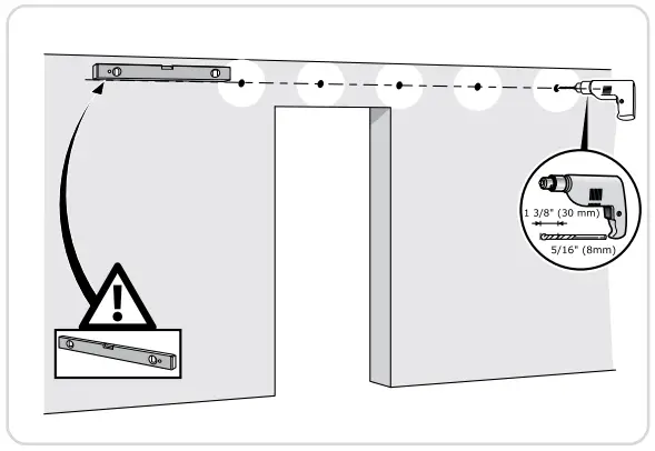 ZEKOO Barn Door Hardware Kit - fig 6