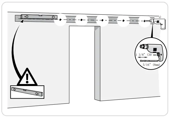 ZEKOO Barn Door Hardware Kit - fig 9