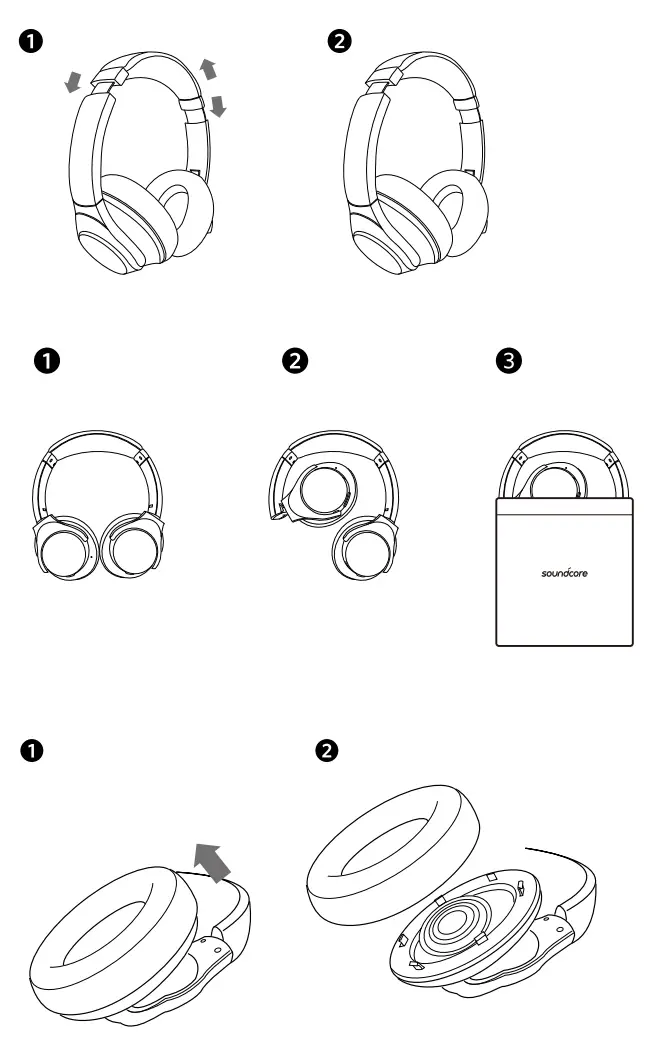 soundcore Life Q20 Wireless Over Ear Headphones - overview 1