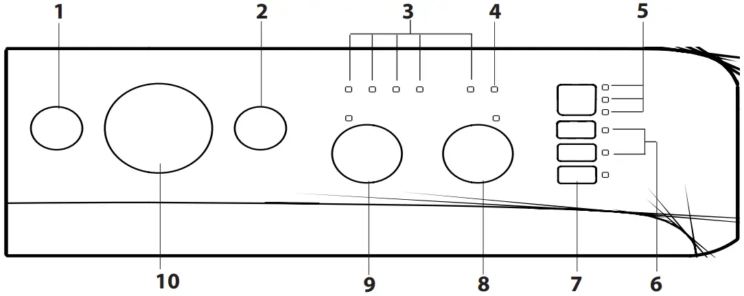 MTWC 91295 Washing Machine Display Overview