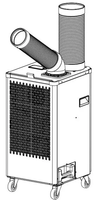 electriQ 9200 BTU Portable Industrial Air Conditioner CMAC10M -