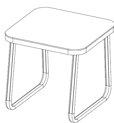 Alpulon NP10222 3 Piece Patio Bistro Set-5