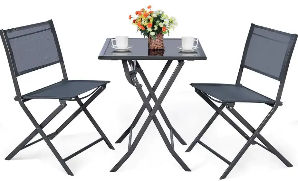Alpulon NP10222 3 Piece Patio Bistro Set