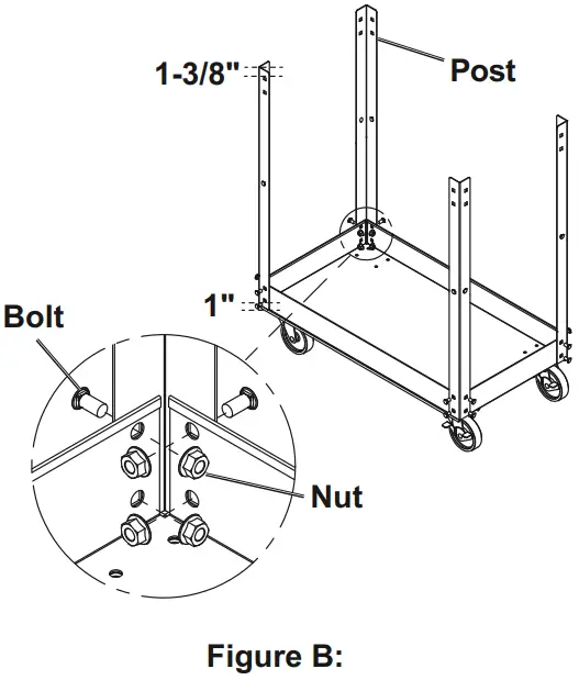 U S GENERAL 64030 30 in. 5 Drawer Mechanics Cart - Figure 3