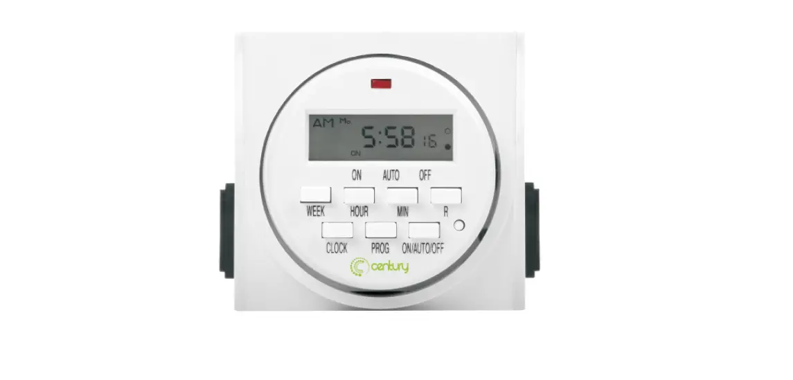 Century Fd60-u6 Heavy-duty Dual Outlet Timer User Manual