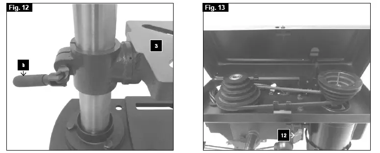 scheppach DP13 Brushless Electric Bench Pillar Drill 7