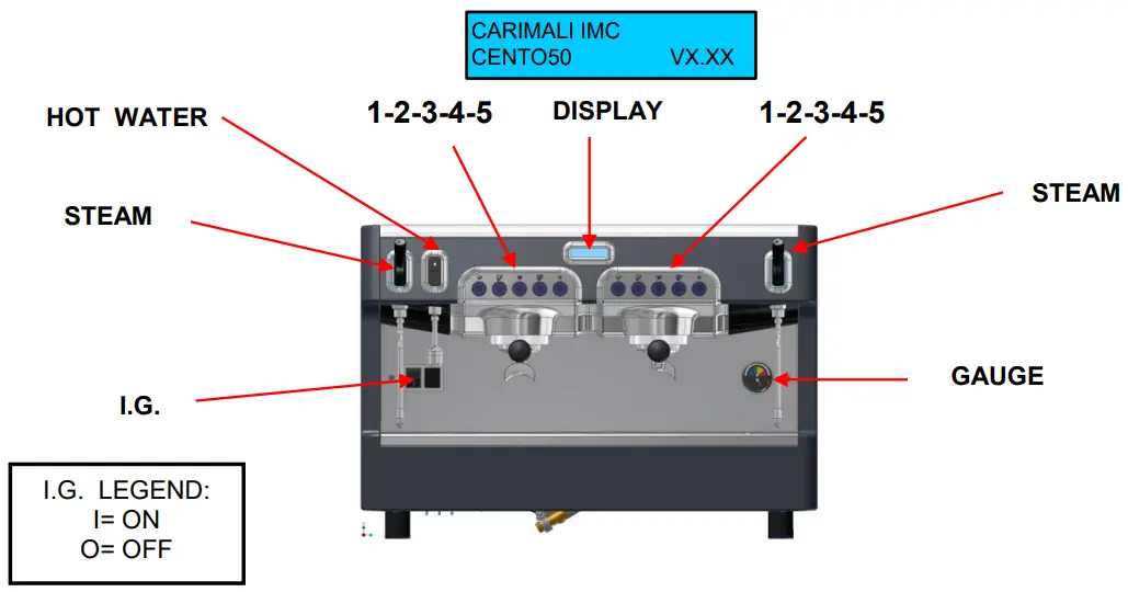 CARIMALI NT-05451-01 Carob Coffee Machine - fig 1