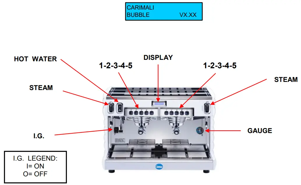 CARIMALI NT-05451-01 Carob Coffee Machine - fig 2