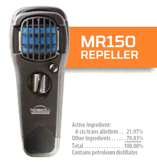 Thermacell Mr150 Mosquito Repellent User Manual