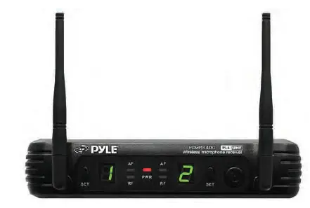 Pyle 2 Channel Wireless Microphone System (11)