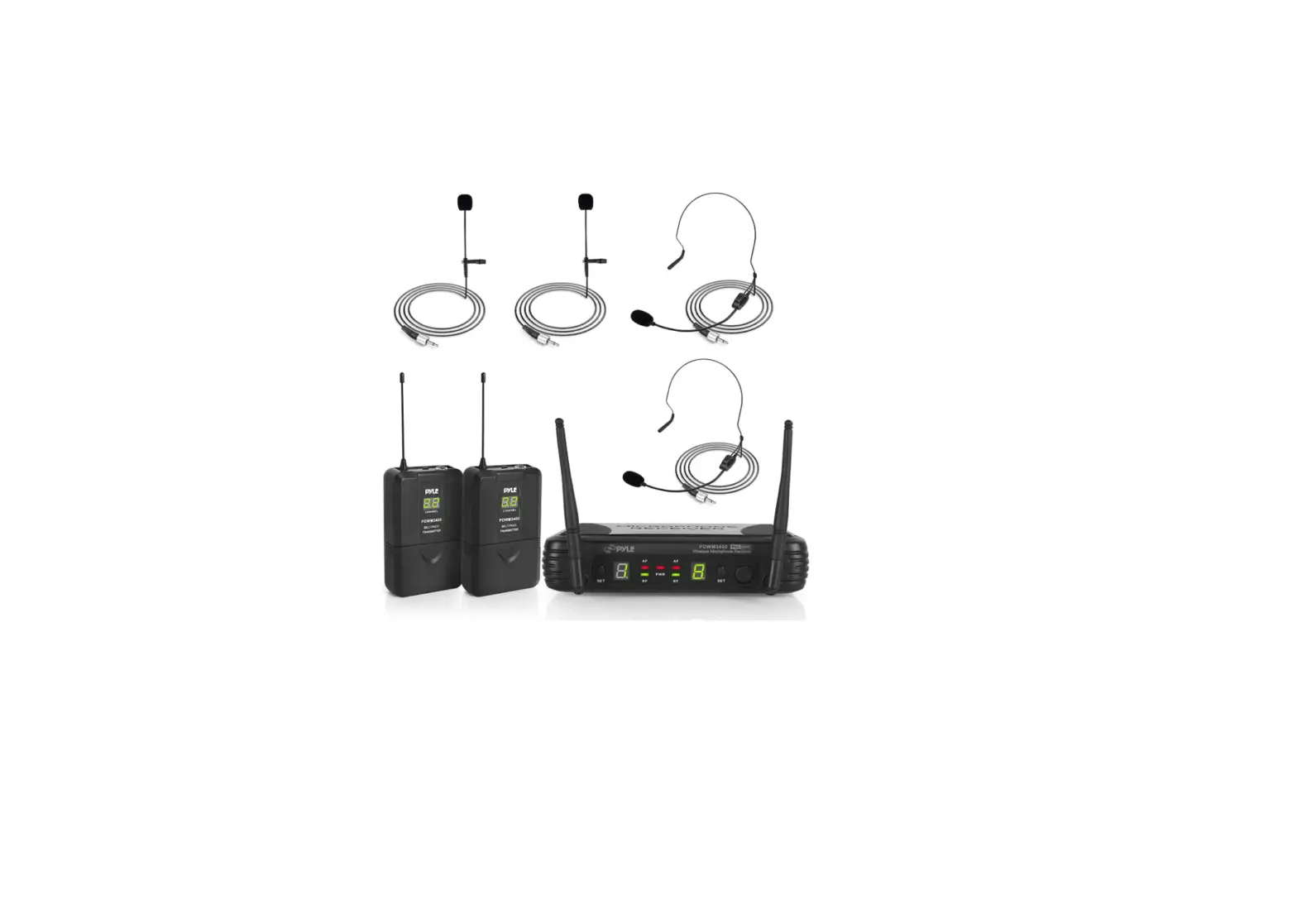 Pyle Pdwm3400 Wireless Microphone System Instruction Guide