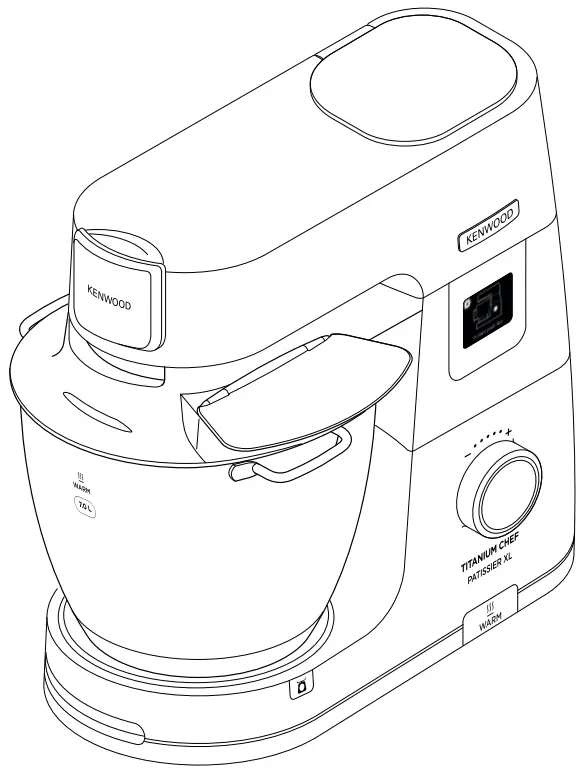 KENWOOD TYPE KWL90 Titanium Chef Patissier