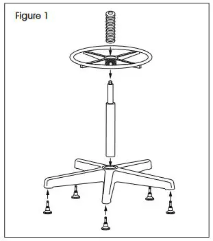 ULINE H-8512 Work Stool - Fig 1