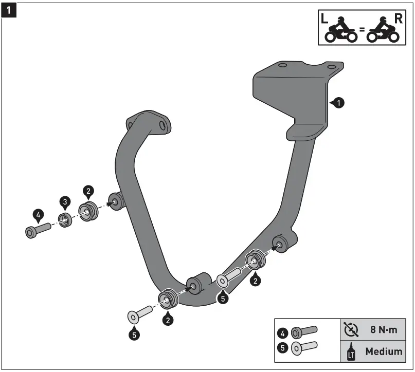 SW MOTECH BC HTA 11 667 20002 Side Bag - fig 8