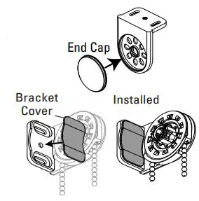 Hunter Douglas Sonnette Cellular Roller Shades Instruction Manual - For Designer Metal Brackets