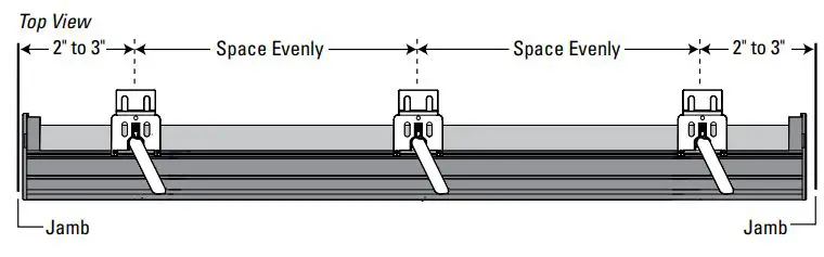 Hunter Douglas Sonnette Cellular Roller Shades Instruction Manual - Mount the Installation Brackets